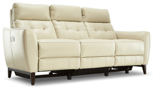 Wexner Dual Power Reclining Sofa - Colby Stone