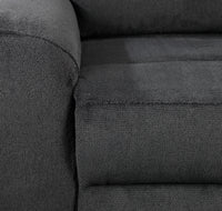 Fletcher Reclining Sofa - Dark Grey