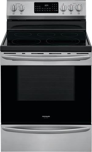 Frigidaire Gallery Smudge-Proof Stainless Steel Freestanding Electric Range with Air Fry - GCRE306CAF