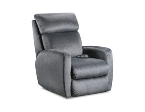 Emmett Power Recliner with Massage and Heat - Grey and Charcoal