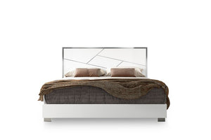 Dafne 3-Piece King Bed - White Lacquer