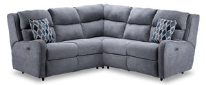 Franklin 3-Piece Power Reclining Sectional - Ash