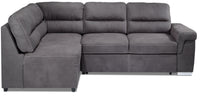 Simone 3-Piece Sectional with Right-Facing Pop-Up Bed - Charcoal