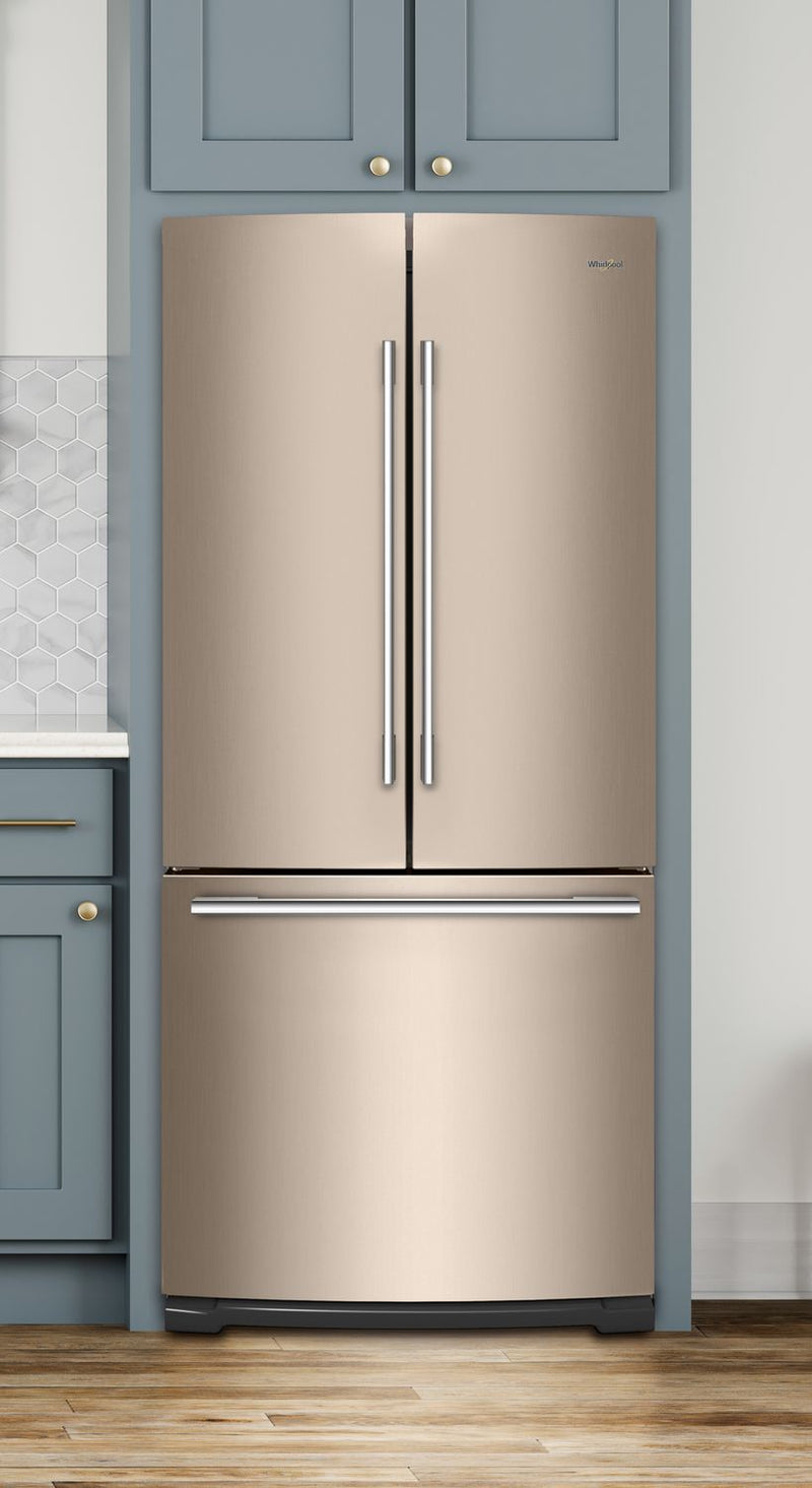 Whirlpool Sunset Bronze French Door Refrigerator (20 Cu. Ft.) WRFA60SMHN Leon's