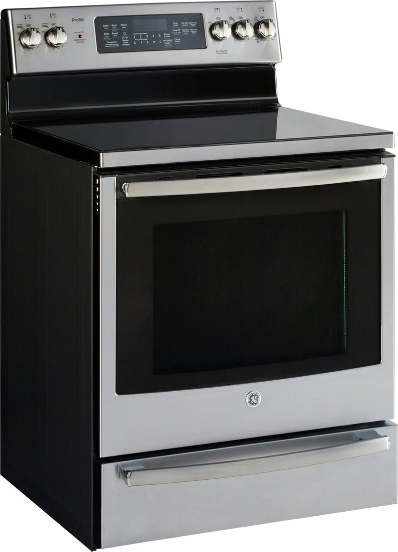 Ge Profile Stainless Steel Freestanding Electric True Convection