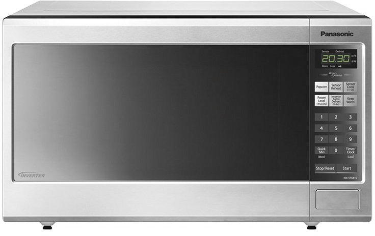 Panasonic Stainless Steel Countertop Microwave 1 2 Cu Ft
