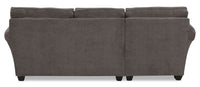 Althea 2-Piece Sectional with Left-Facing Chaise - Charcoal