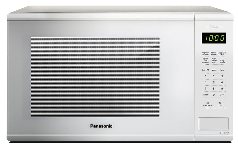 Panasonic White Countertop Microwave w/ Sensor Cooking (1.3 Cu. Ft.) -  NNSG676W