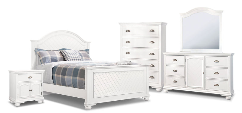 brooke 7-piece queen bedroom package – white | the brick