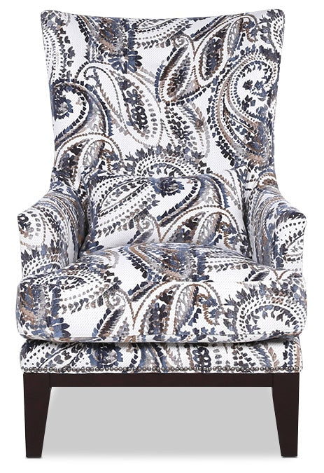 Haden Fabric Accent Chair Paisley The Brick