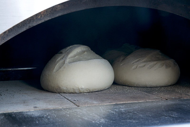 Bread baked in the Fontana wood-fired oven