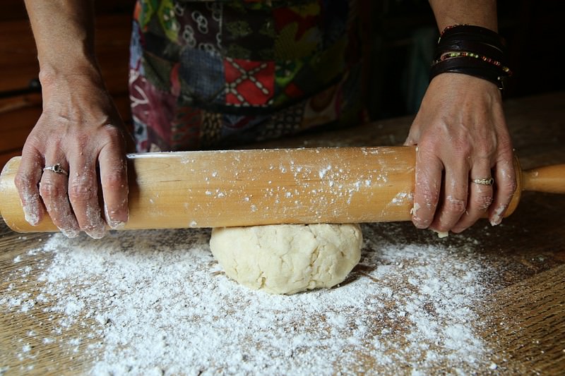 This will soften the butter in the dough and allow it to be rolled out easily.