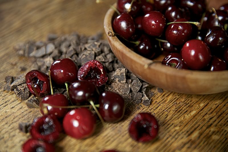 Cherry Scones with Dark Chocolate baked in the Wood-fired Oven.