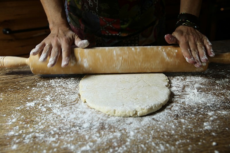 This will relax the butter in the dough and allow it to be rolled out easily.