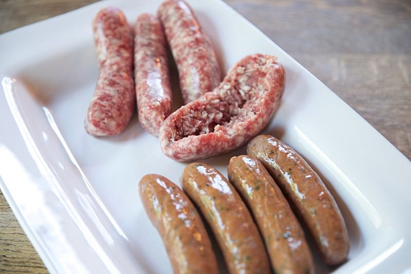 Open the cut sausage which will allow more of the surface to be caramelized