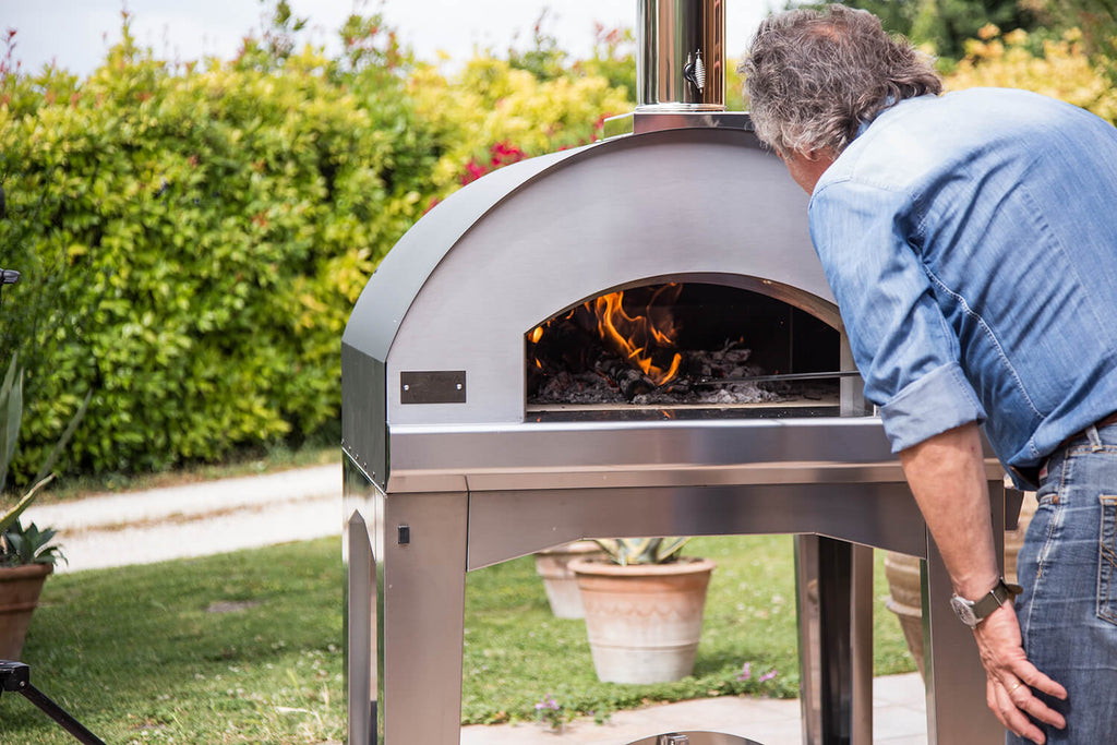 pizza oven outdoors