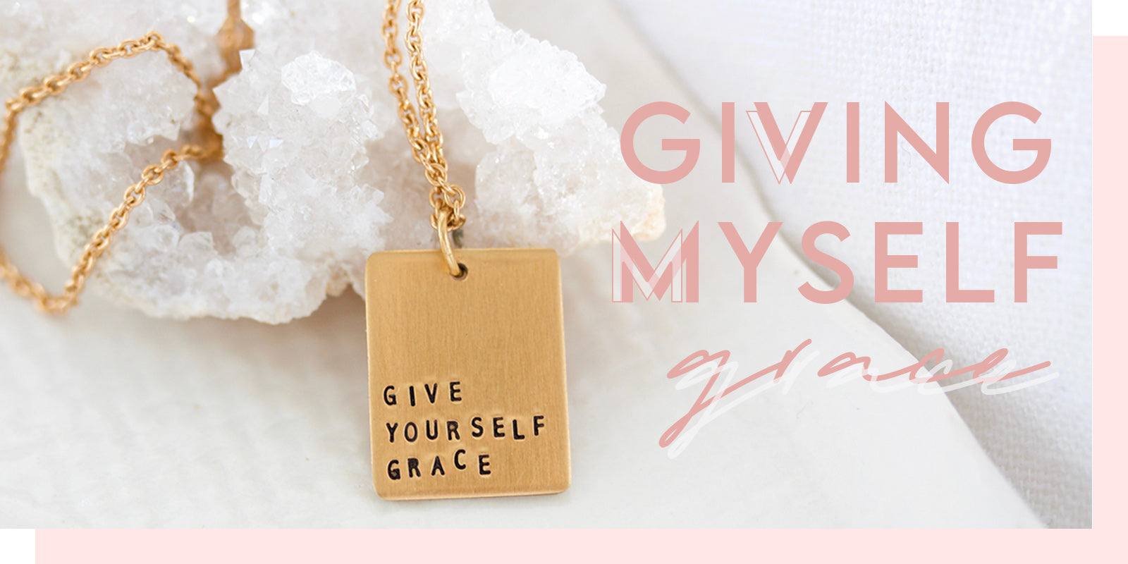 Give Yourself Grace Everlong Necklace