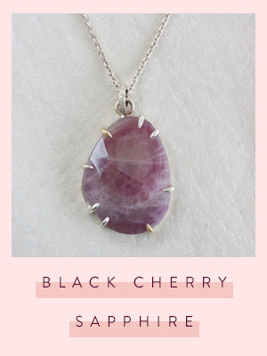 faceted collection black cherry sapphire