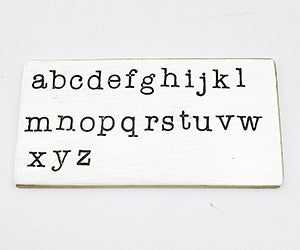typewriter font sample