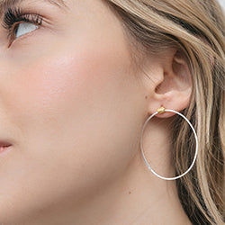 diamond dusted lateral hoops