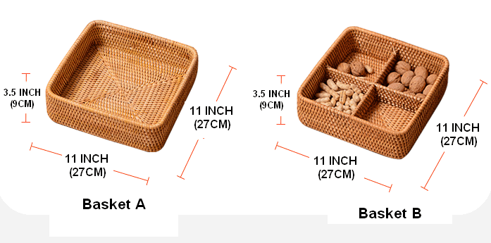 Cute Handmade Storage Basket with Cover, Lovely Woven Basket, Vietnam Round Basket