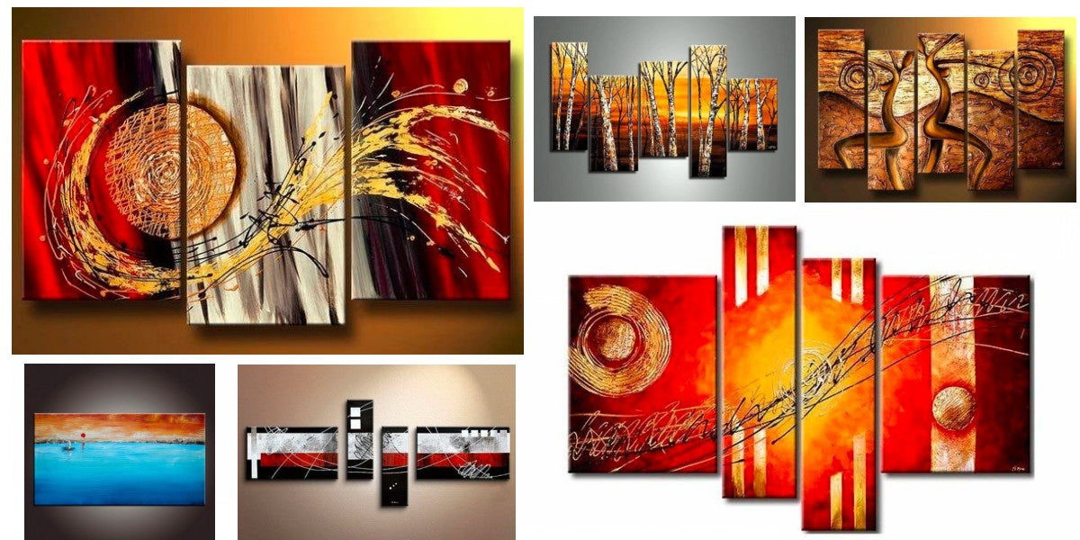 Wall Paintings for Bedroom, Modern Paintings for Living Room, Contemporary Canvas Paintings