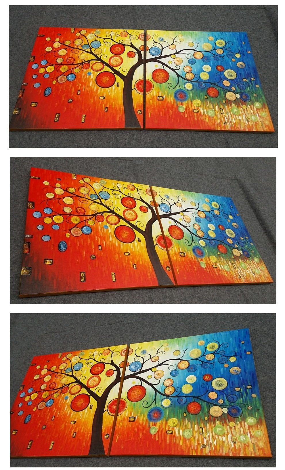 Painting Samples of Tree of Life Painting, Heavy Texture Painting