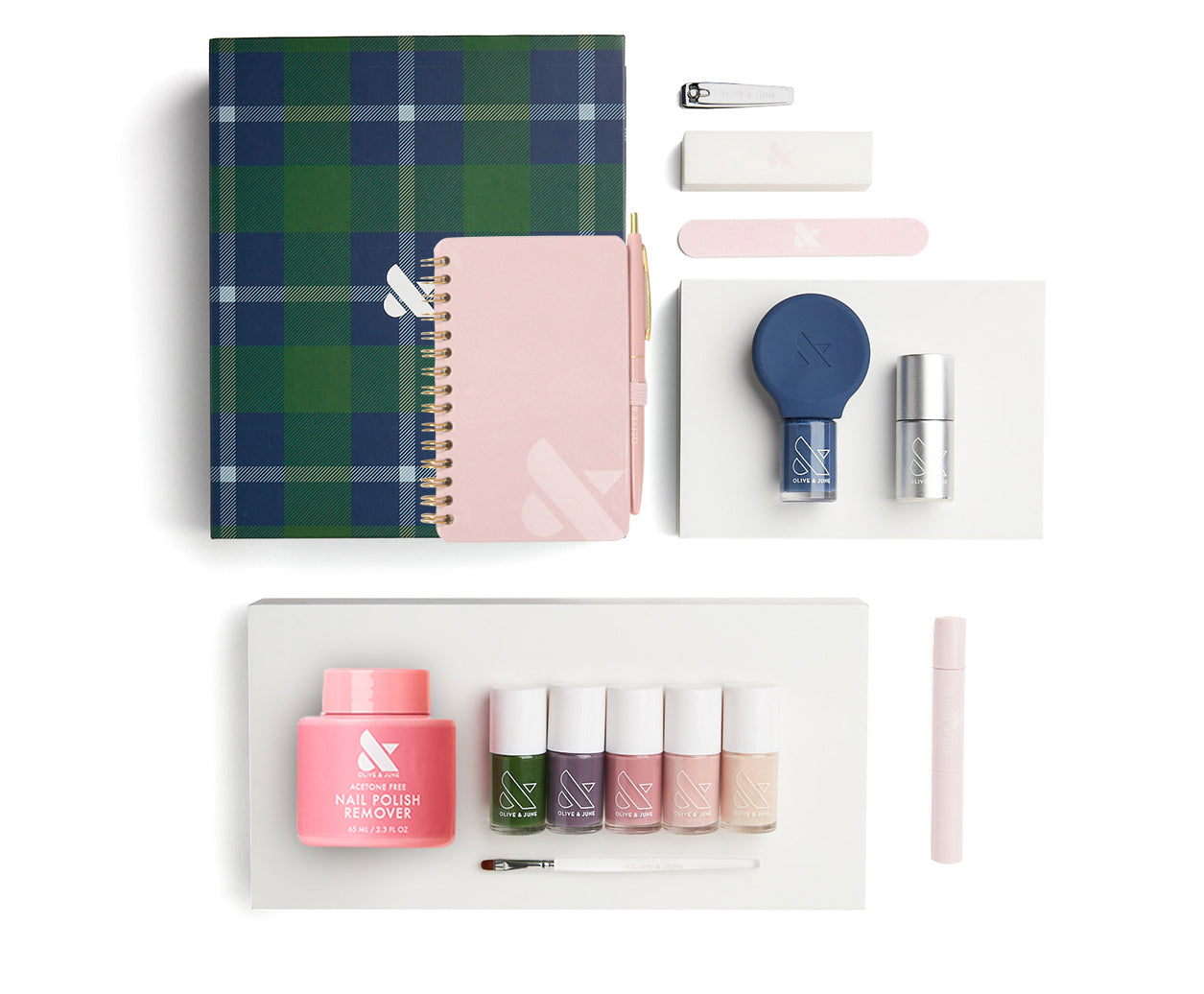 The Fall Mani Box - Plaid Box with six polishes