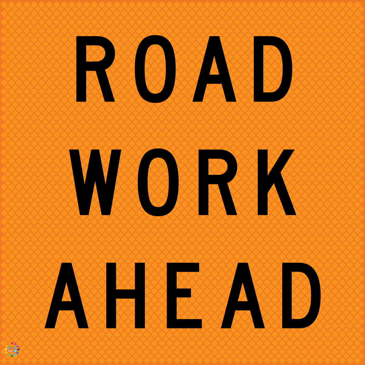 multi-message-temporary-road-traffic-sign-road-work-ahead-reflecti