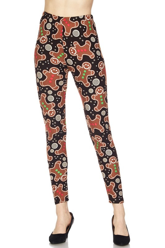 women's plus size christmas leggings