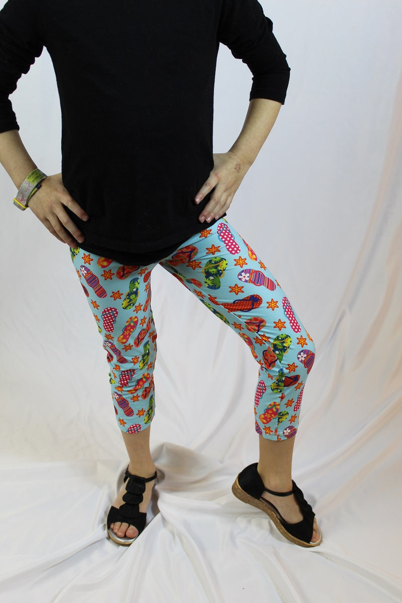 Flippin Through Summer Capris - Girls- – Apple Girl Boutique