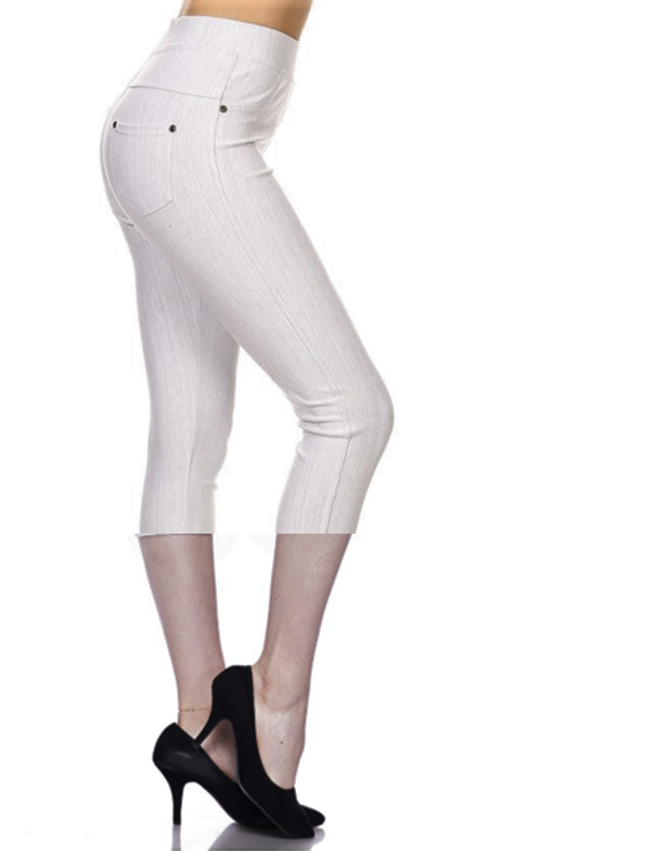 women's gray jeggings