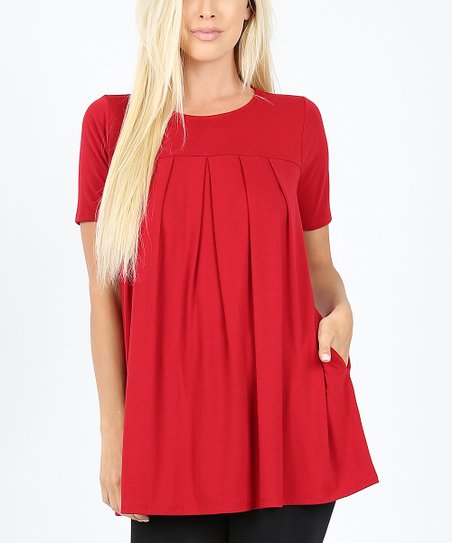 ruby red plus size tops