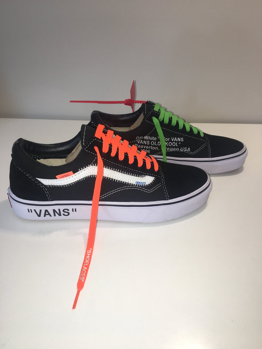 vans orange laces