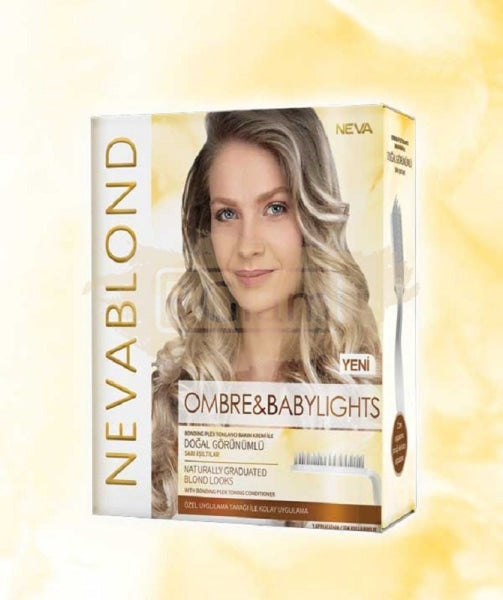 NevaBlond Ombre & Babylights Hair Coloring Set with brush – BGlam Mauritius