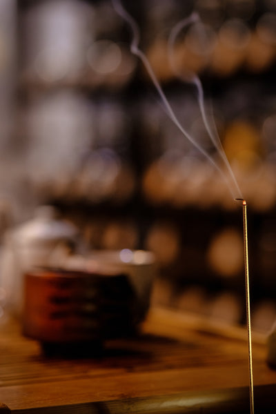 japanese incense and tea