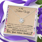 Lurve™ Future Wife - Missing Piece, Better Person Love Knot Necklace