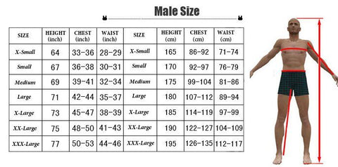 Male Size Chart