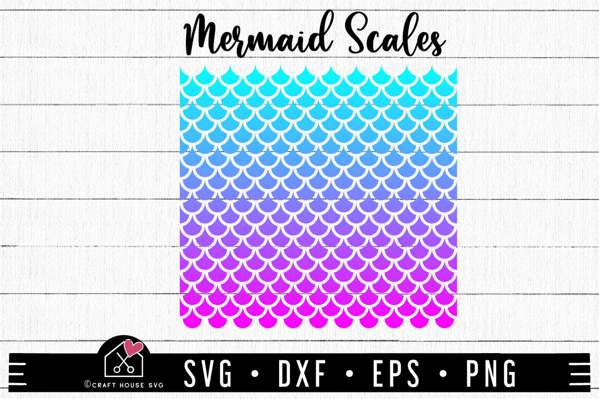 FREE Mermaid Scale SVG cut file Craft House SVG