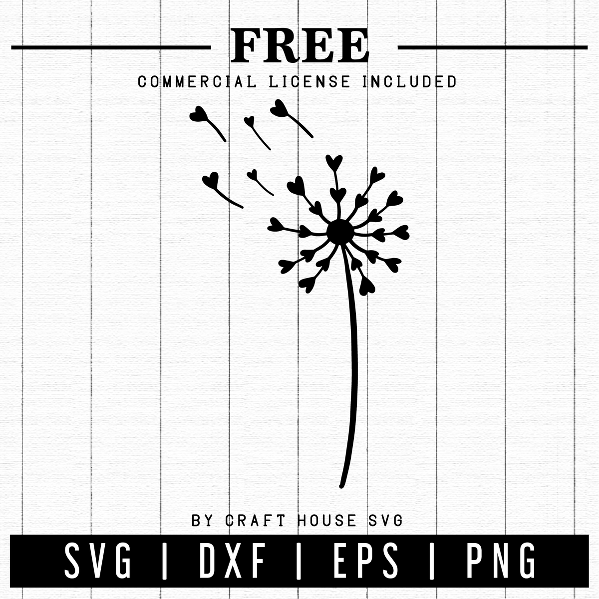 Free Dandelion Svg Fb57 Craft House Svg