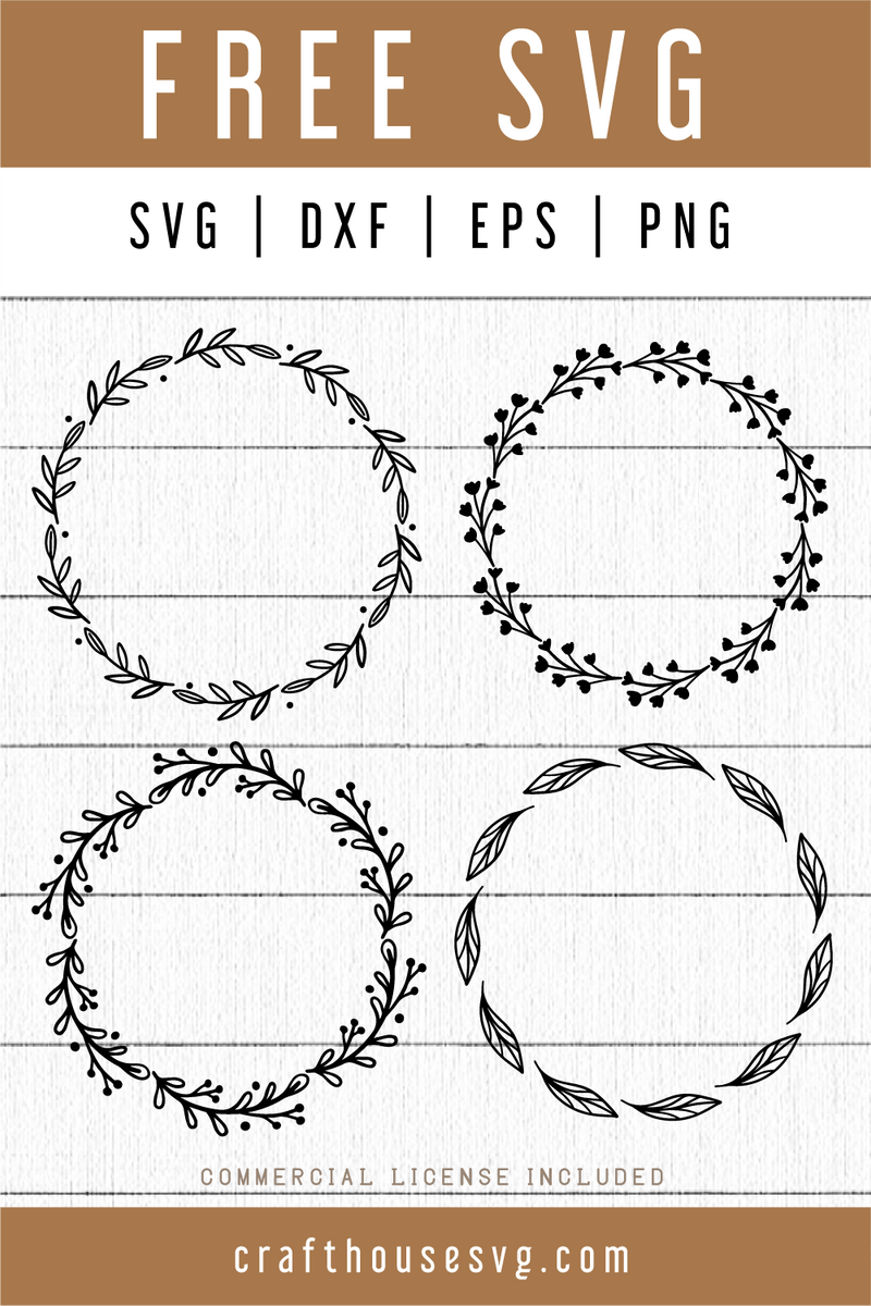 Download Free Floral Wreaths Svg Fb68 Craft House Svg PSD Mockup Templates