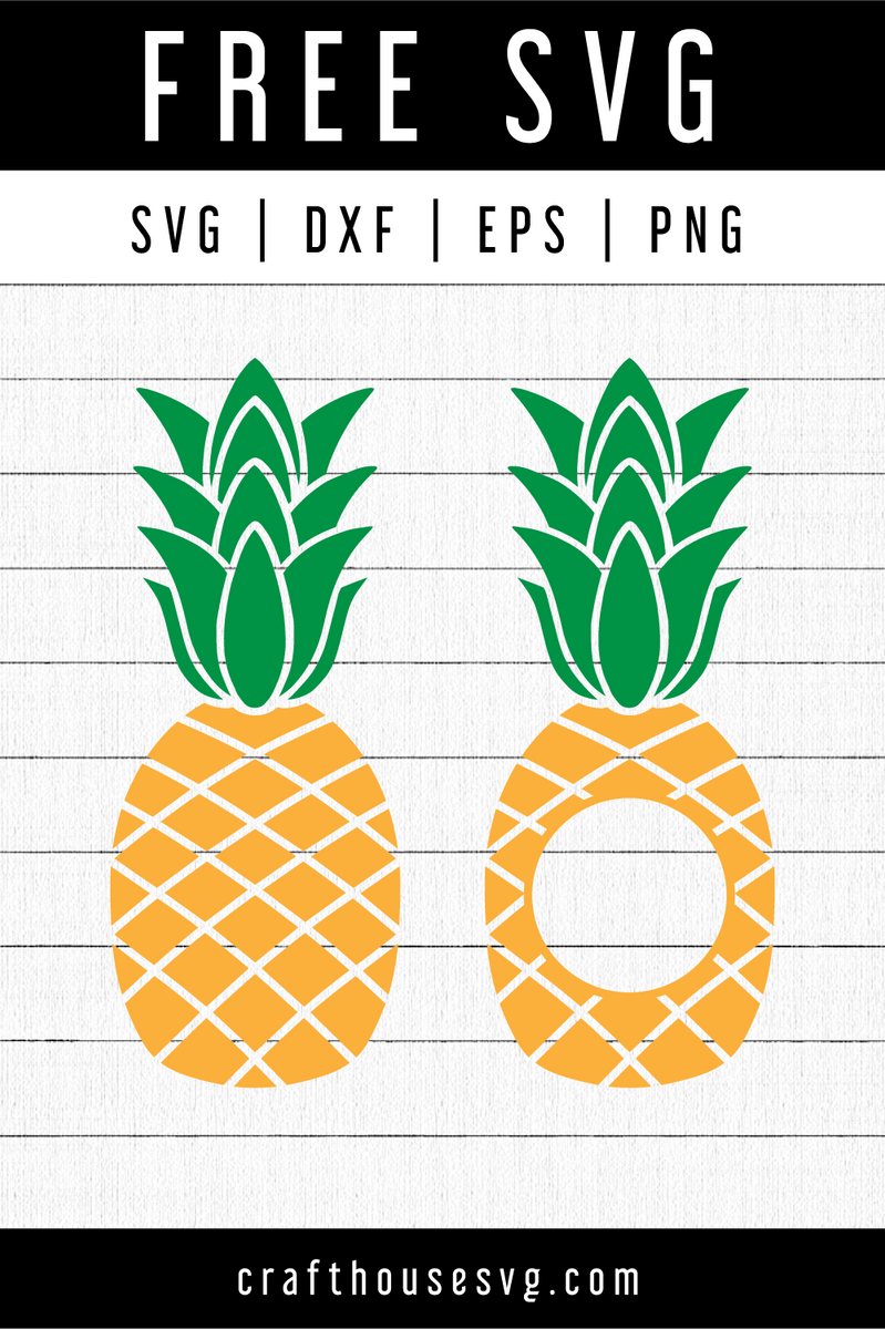 Free Pineapple Svg Craft House Svg