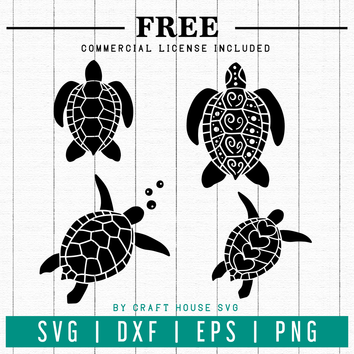 FREE | Sea turtles SVG | FB27 - Craft House SVG