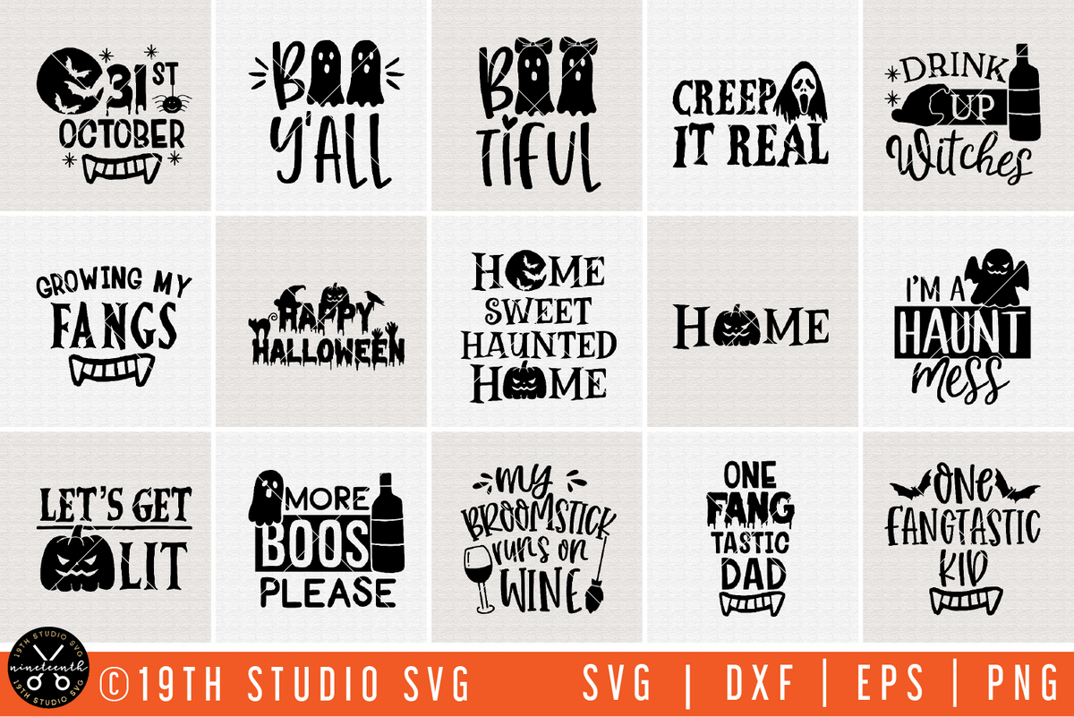 Download Halloween SVG Bundle | MB59 - Craft House SVG