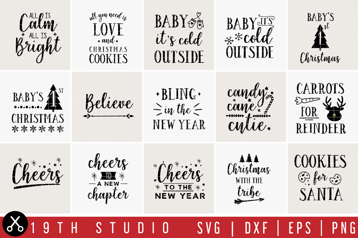 Mega Holidays Svg Bundle M21 Craft House Svg