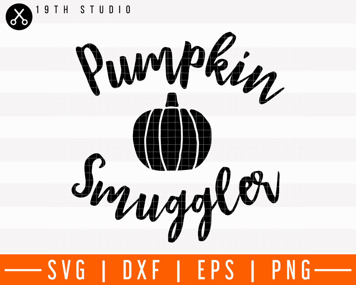 Pumpkin Smuggler SVG | M28F15 - Craft House SVG