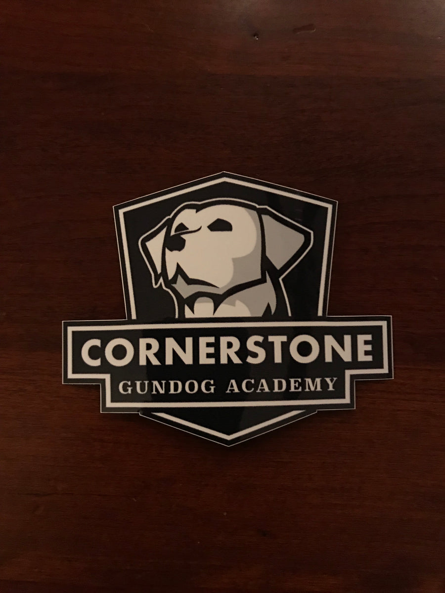 Small Cornerstone Gundog Academy Decal – CGA Store