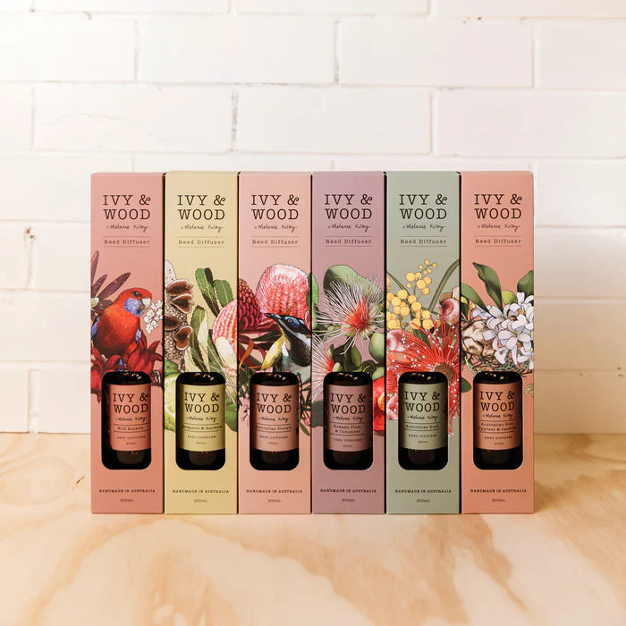 IVY & WOOD - Bergamot & Banksia Reed Diffuser 'Australiana' Collection