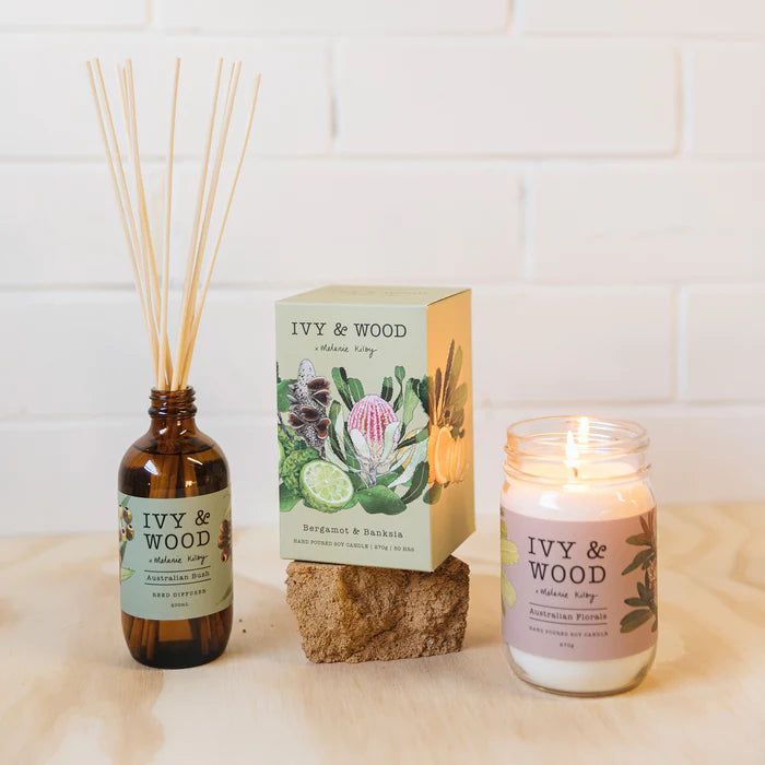 IVY & WOOD - Kakadu Plum & Cucumber Reed Diffuser 'Australiana' Collection