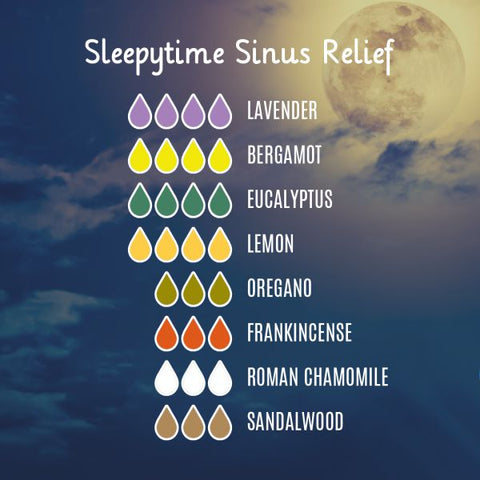 sleepy time sinus relief diffuser blend